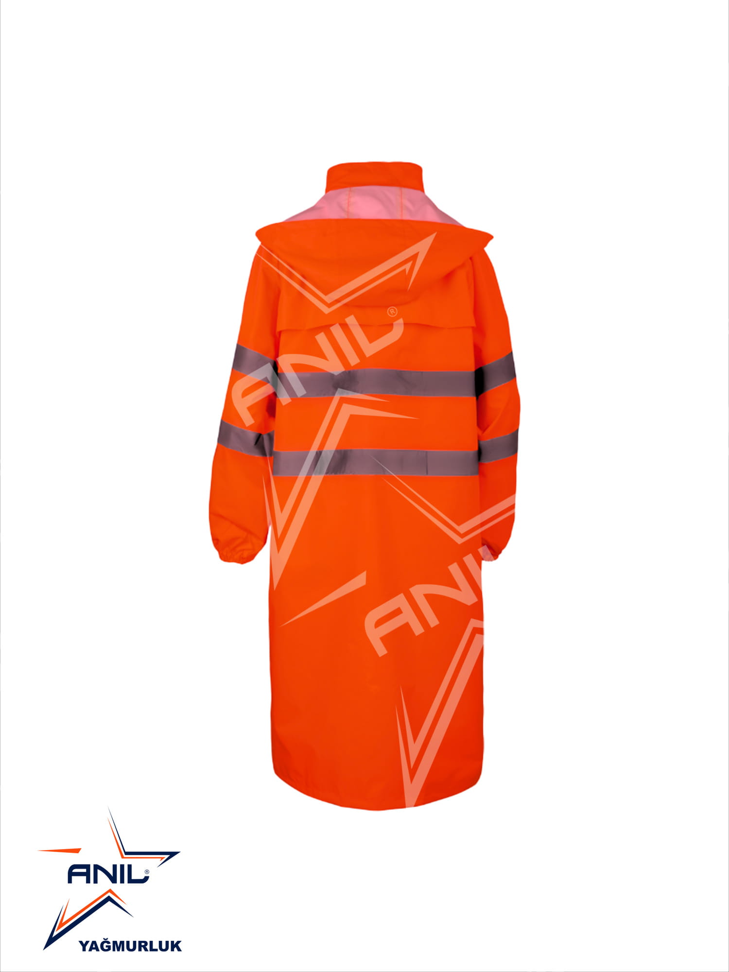 Reflektörlü Oxford Pardesü Yağmurluk