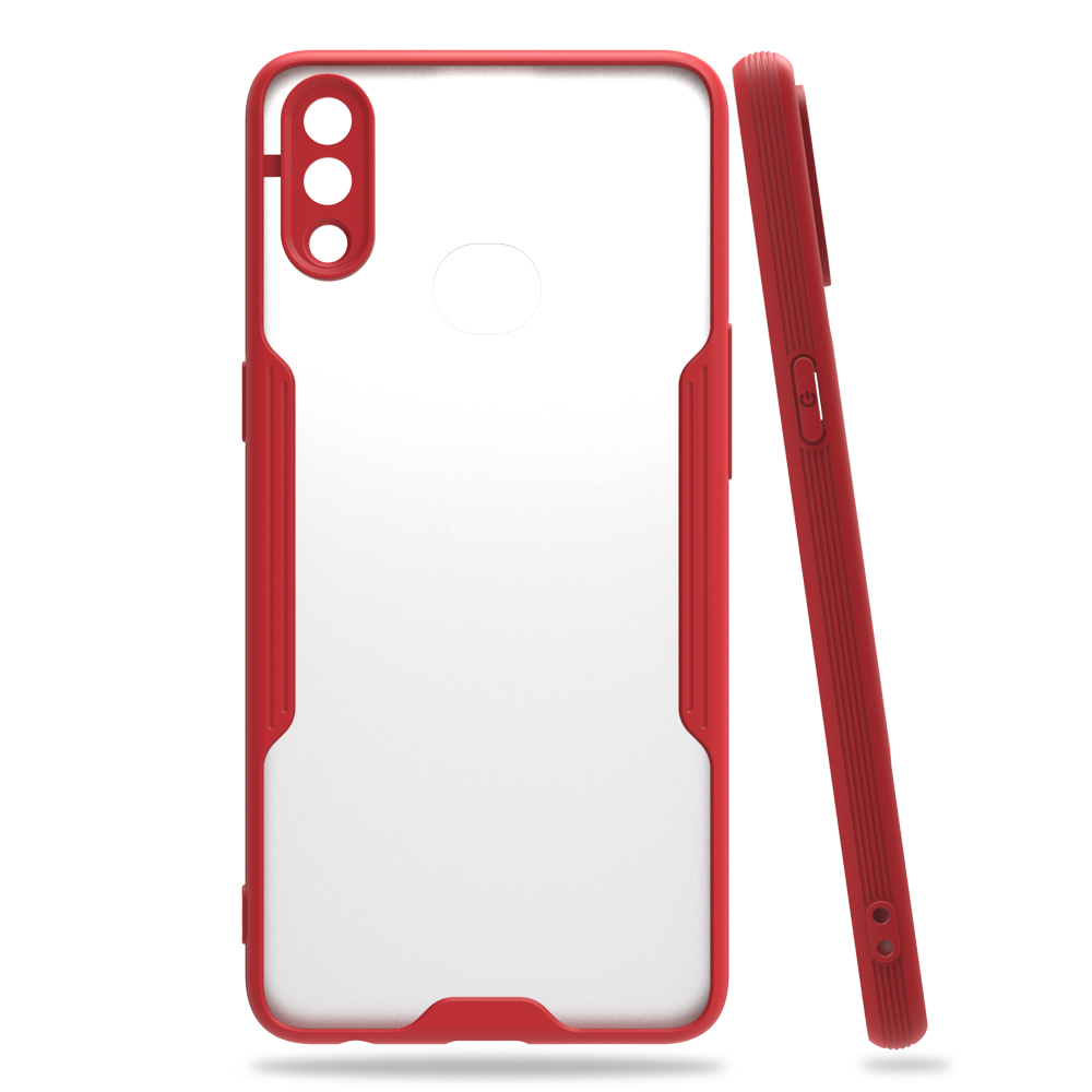 Samsung Galaxy A10s Kılıf Platin Silikon